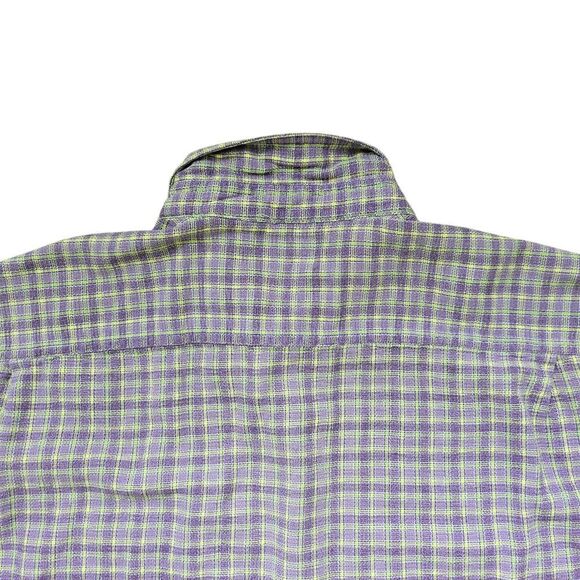 l.l. bean vintage plaid button down - Picture 6 of 6